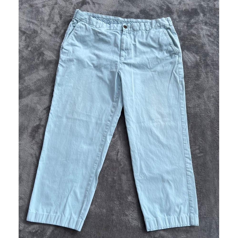 Brooks Brothers Chinos Pants Mens 40/30 (36x27) Pastel Green Preppy Coastal